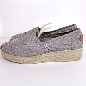 Joy & Mario Espadrille Wedge Slip On's |Size 8